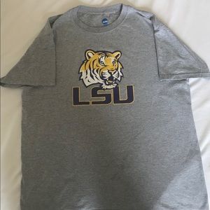 NCAA Men’s LSU Tigers Gray Size L Basketball NBA